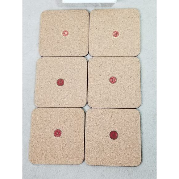 Christmas Pimpernel Coasters Tartan Holiday w/ Box Made England x6 Vtg - Picture 9 of 15